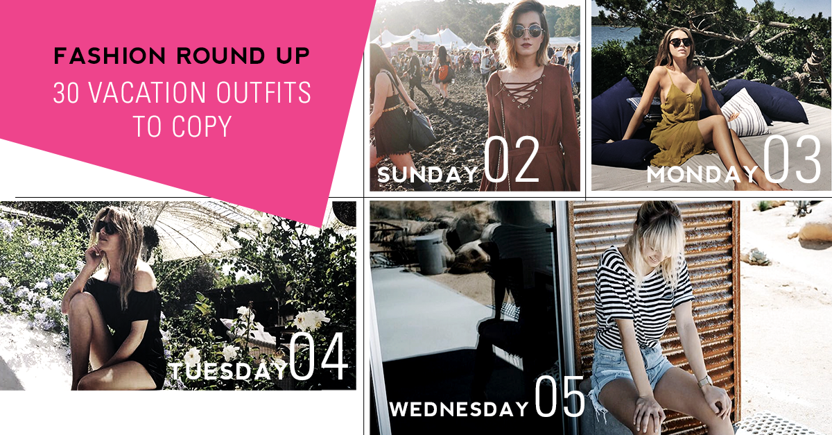 30 blogger vacation outfits to copy